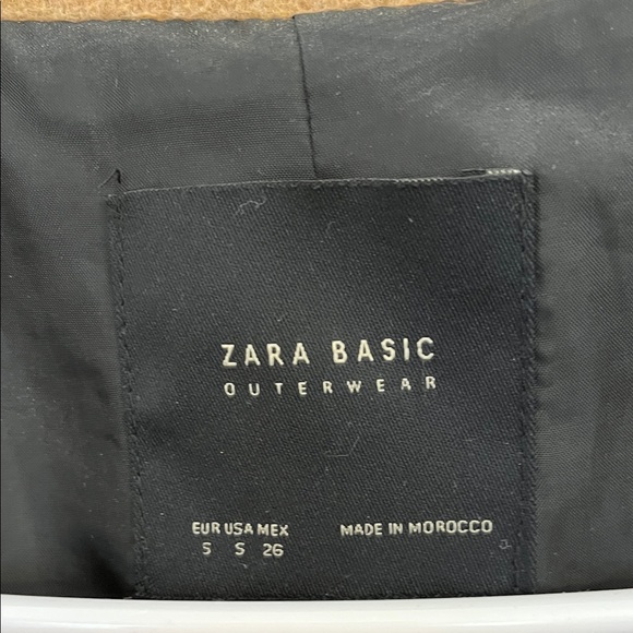 Zara Camel Pea Coat for Women - Picture 2 of 4